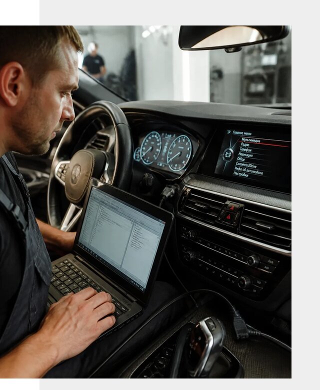 Русификация приборной панели BMW для авто в Солнечногорске от компании